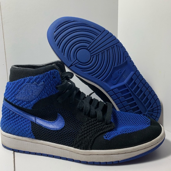 Nike Other - Nike Air Jordan 1 Retro High OG Flyknit Royal Blue
